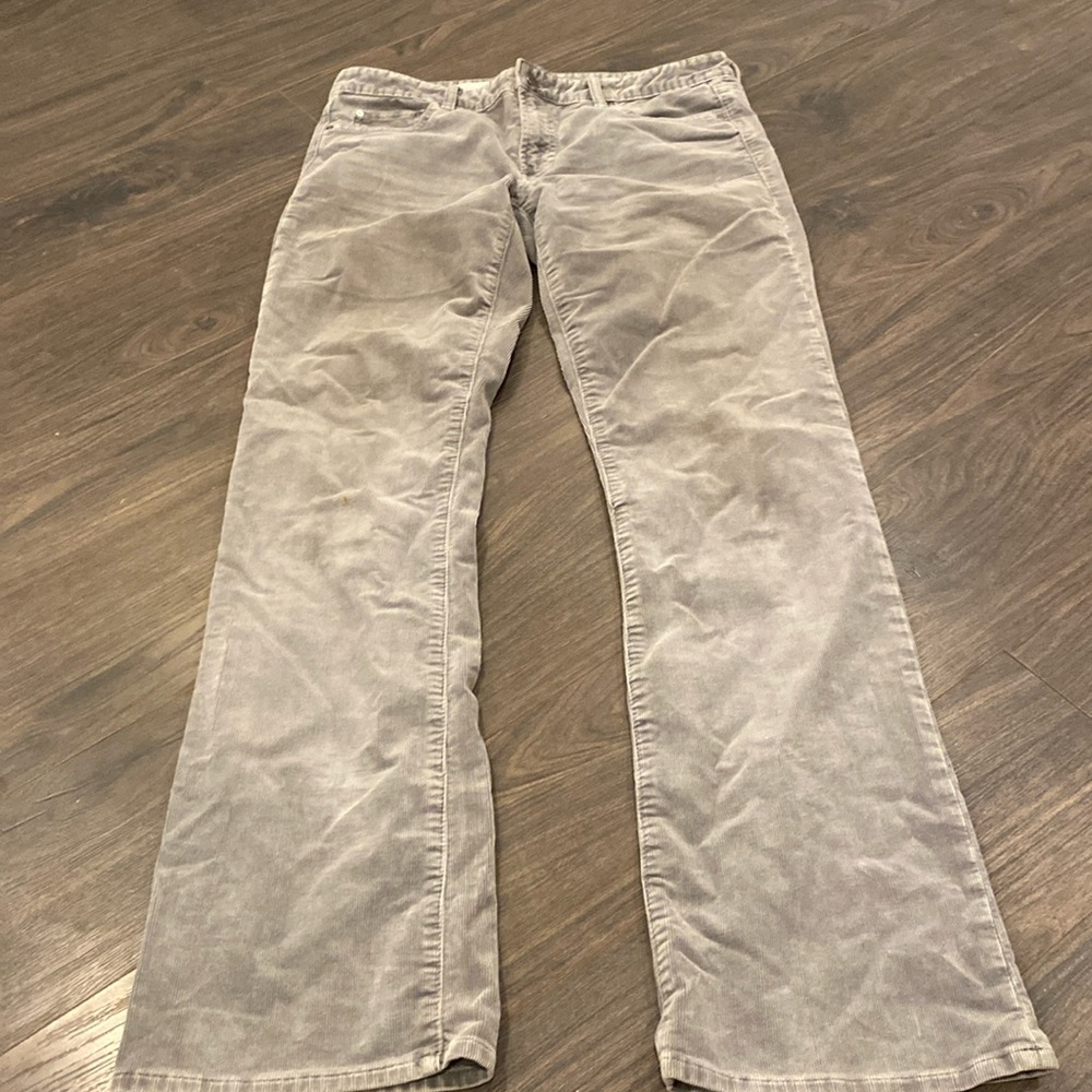 ✅Gap gray perfect bootcut corduroy pants size 29 GC 5:30